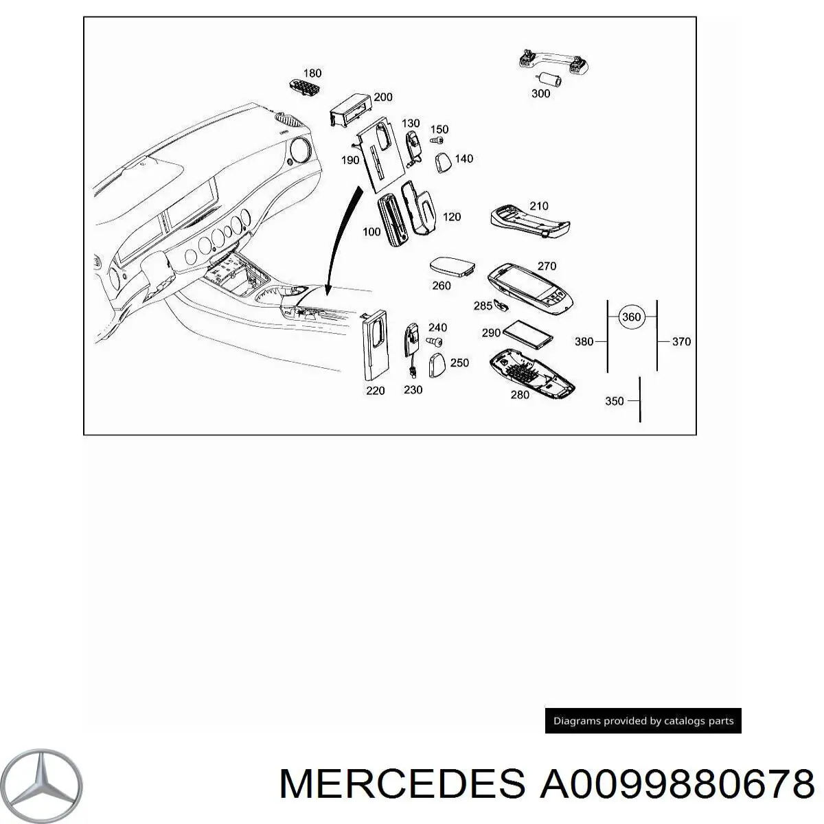  Mercedes A0099880678 preço, a partir de 2,63 USD