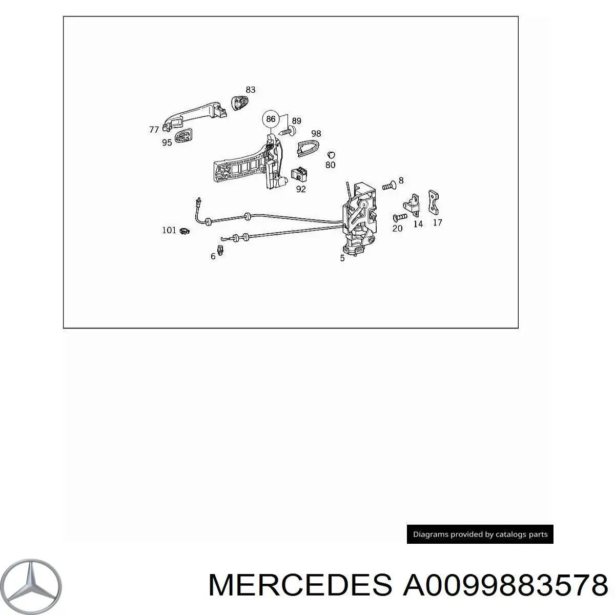  Mercedes A0099883578 preço, a partir de 9,91 USD