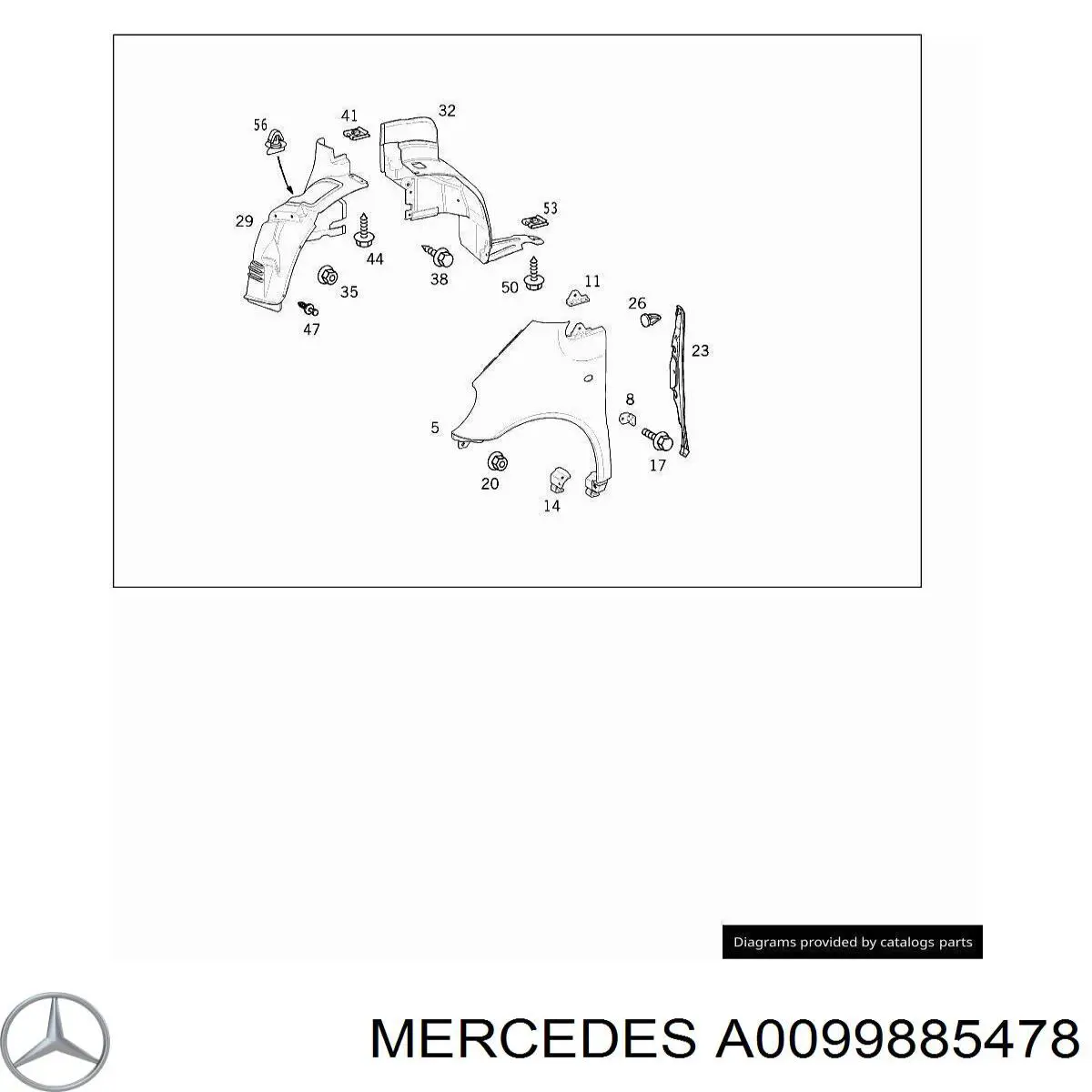 A0099885478 Mercedes 