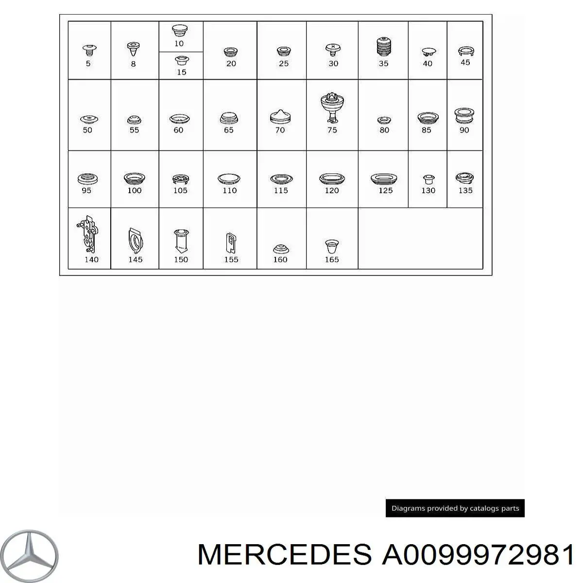 A0099972981 Mercedes 