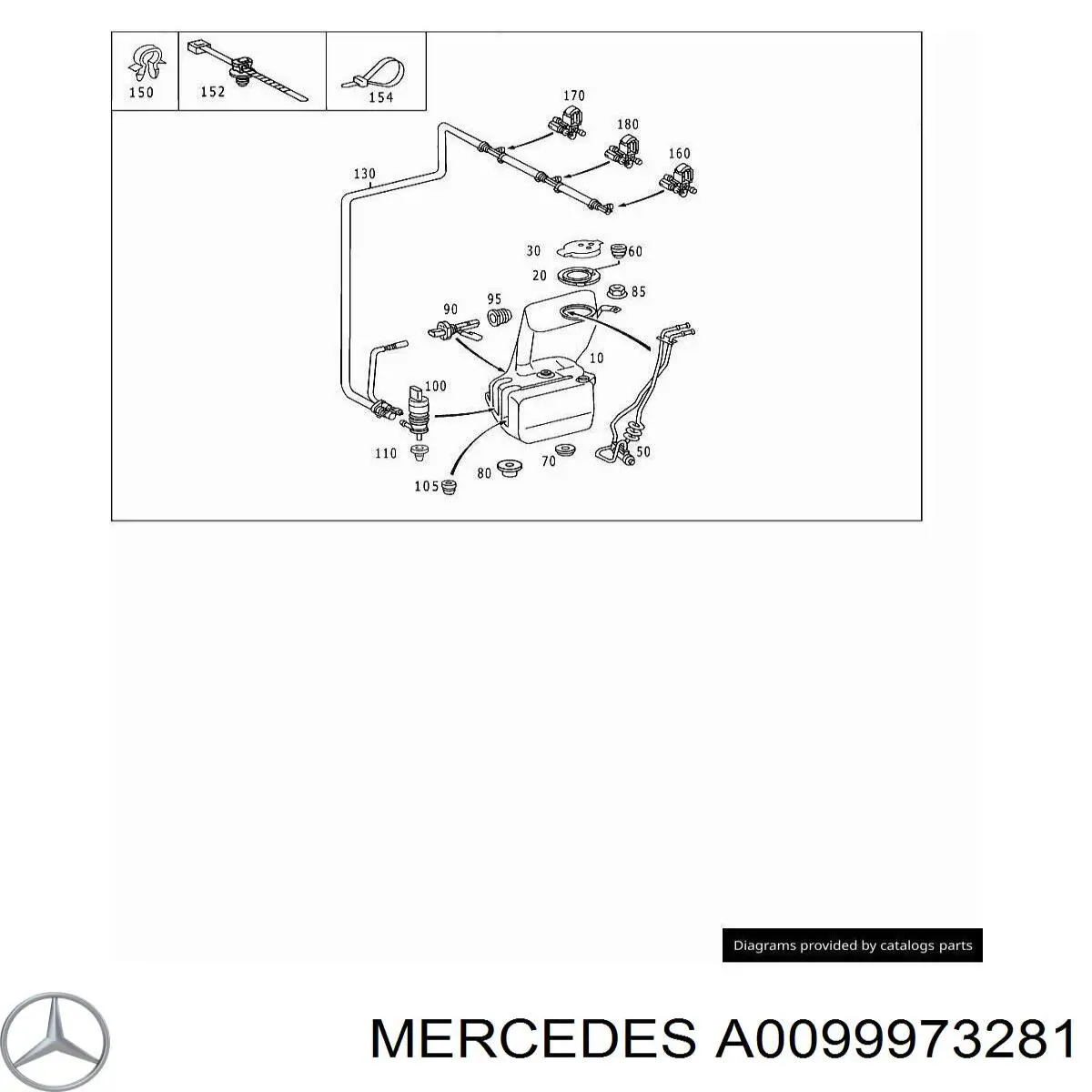 A0099973281 Mercedes 