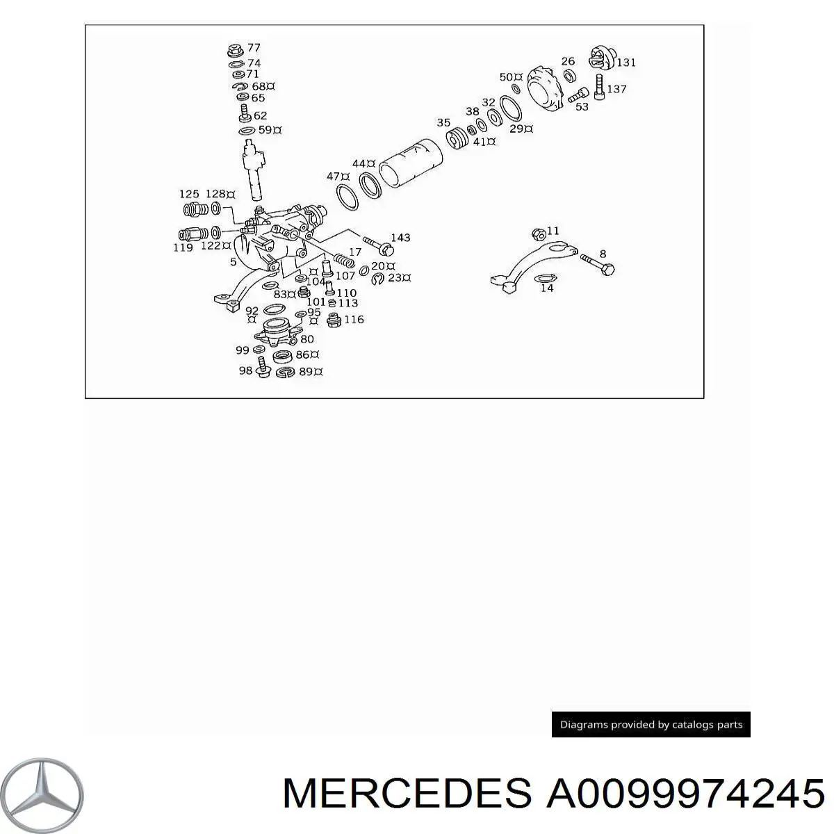  Mercedes A0099974245 preço, a partir de 4,29 USD