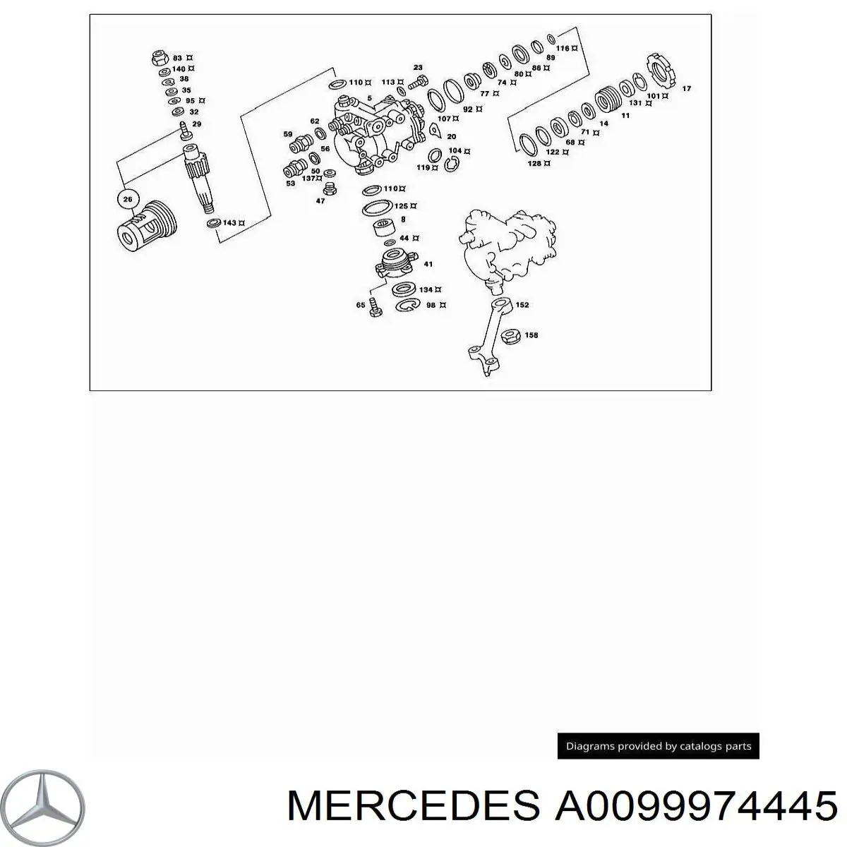 A0099974445 Mercedes 