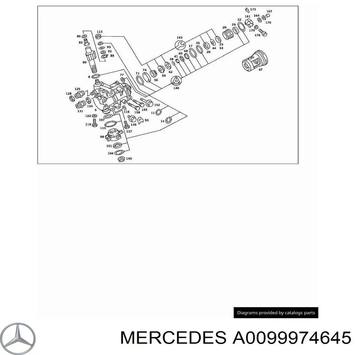 A0099974645 Mercedes 