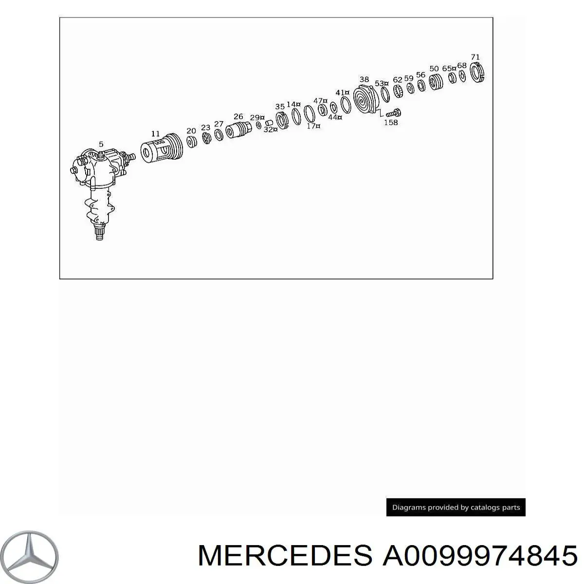  Mercedes A0099974845 preço, a partir de 15,32 USD