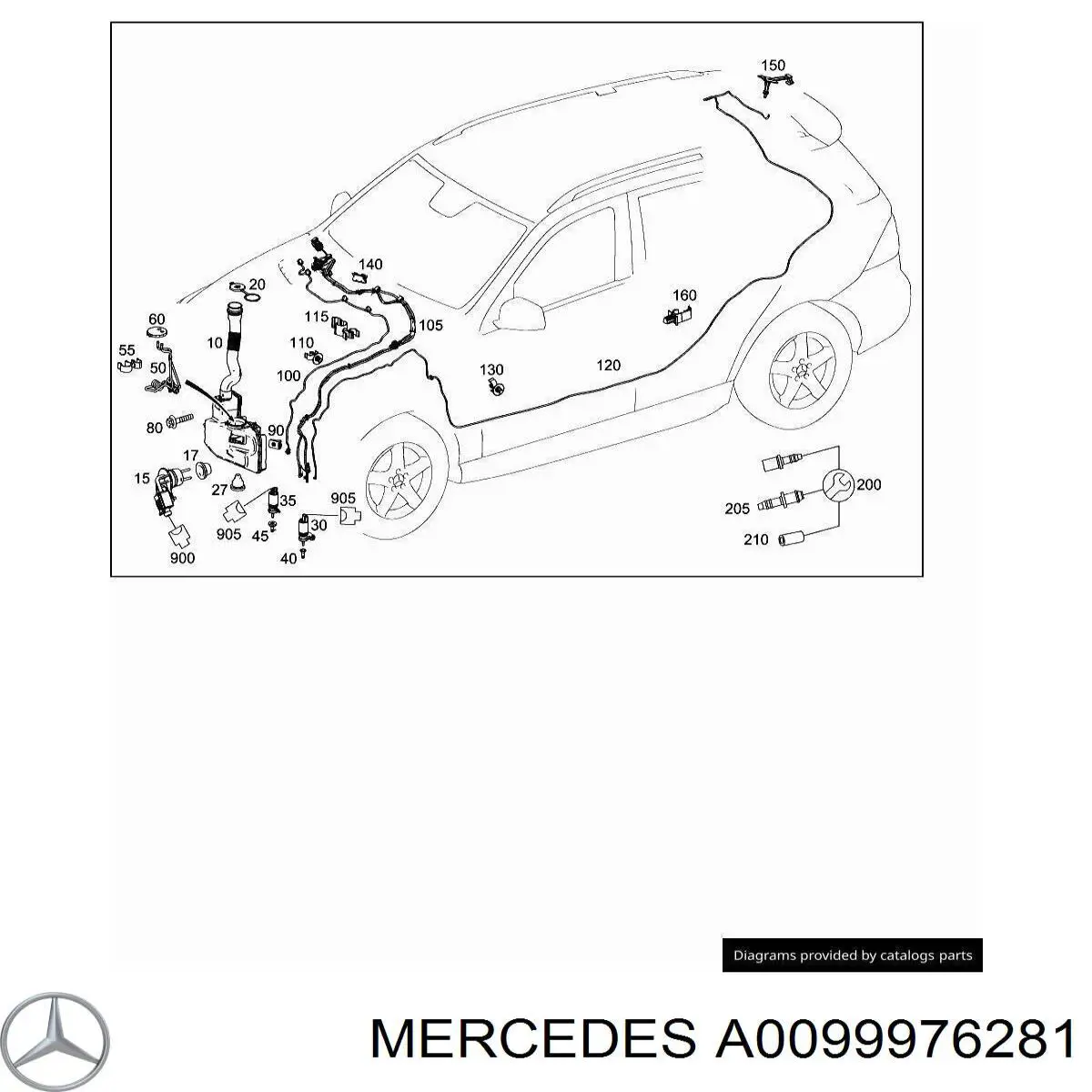 A0099976281 Mercedes 