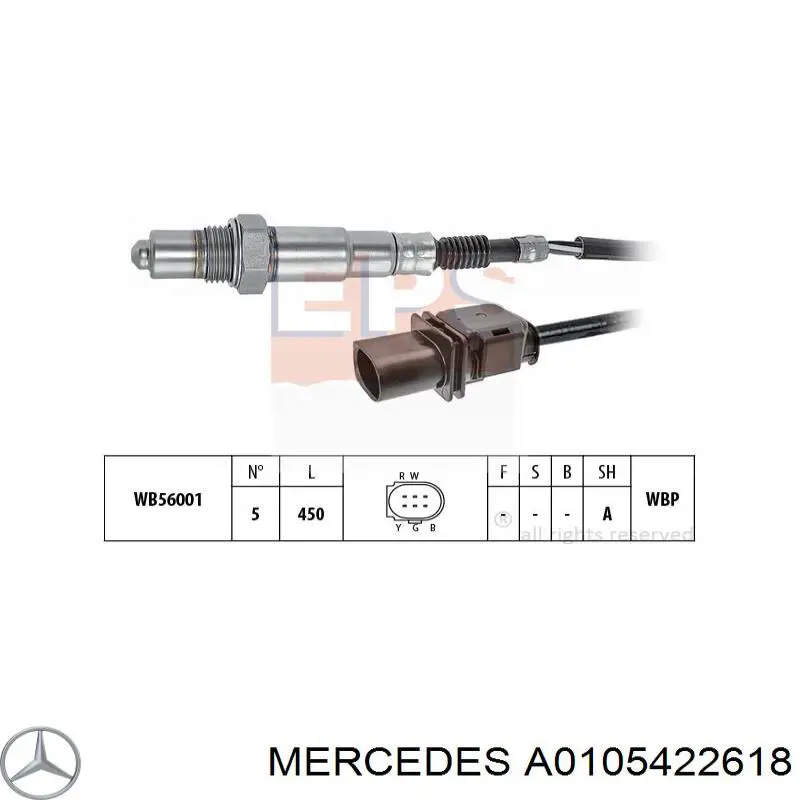 Sonda lambda, sensor de oxigênio até o catalisador Mercedes A0105422618 preço, a partir de 156,77 USD