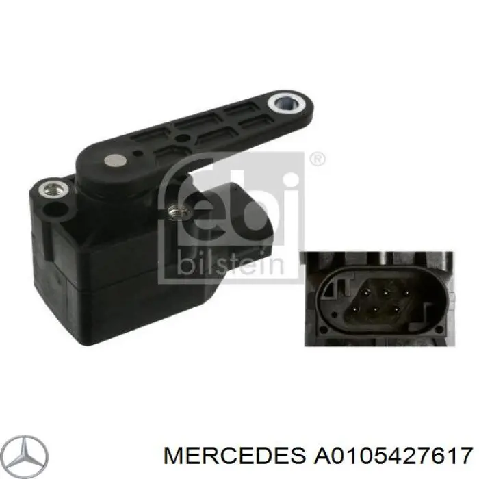 Sensor dianteiro direito do nível de posição de carroçaria Mercedes A0105427617 preço, a partir de 39,76 USD