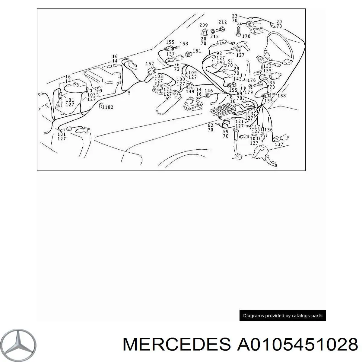 0105451028 Mercedes 