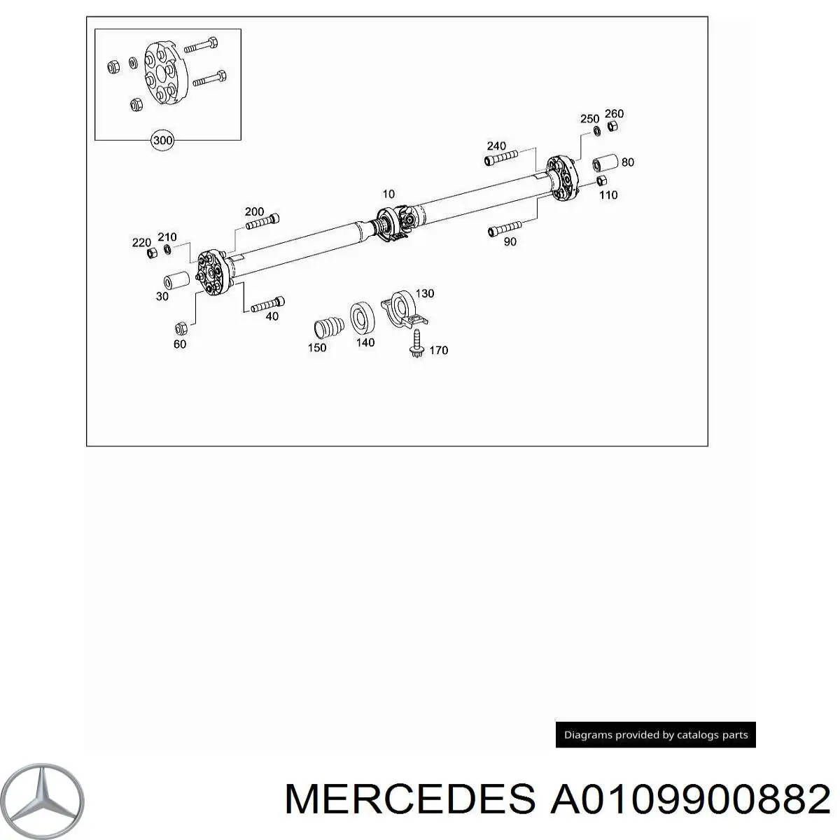  Mercedes A0109900882 preço, a partir de 4,19 USD