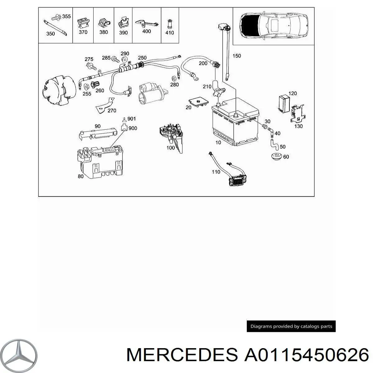 A0115450626 Mercedes 