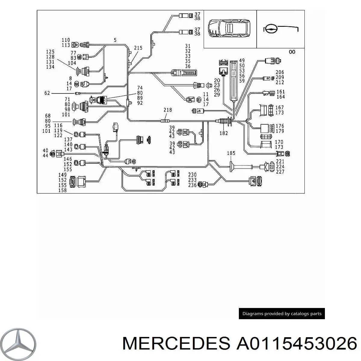 A0115453026 Mercedes 