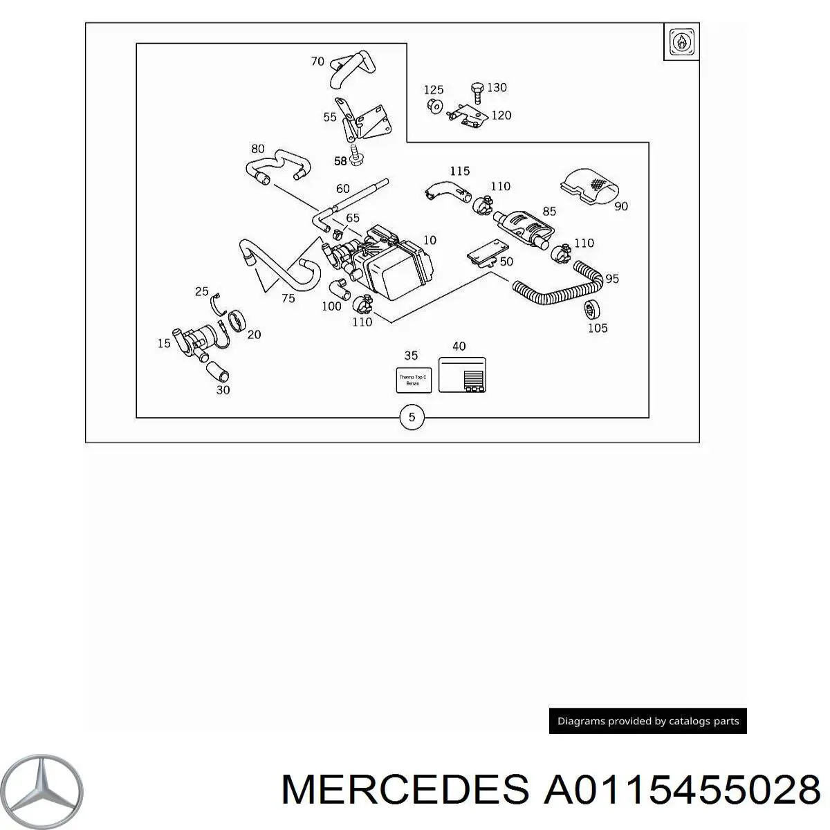 Compre A0115455028 Mercedes 