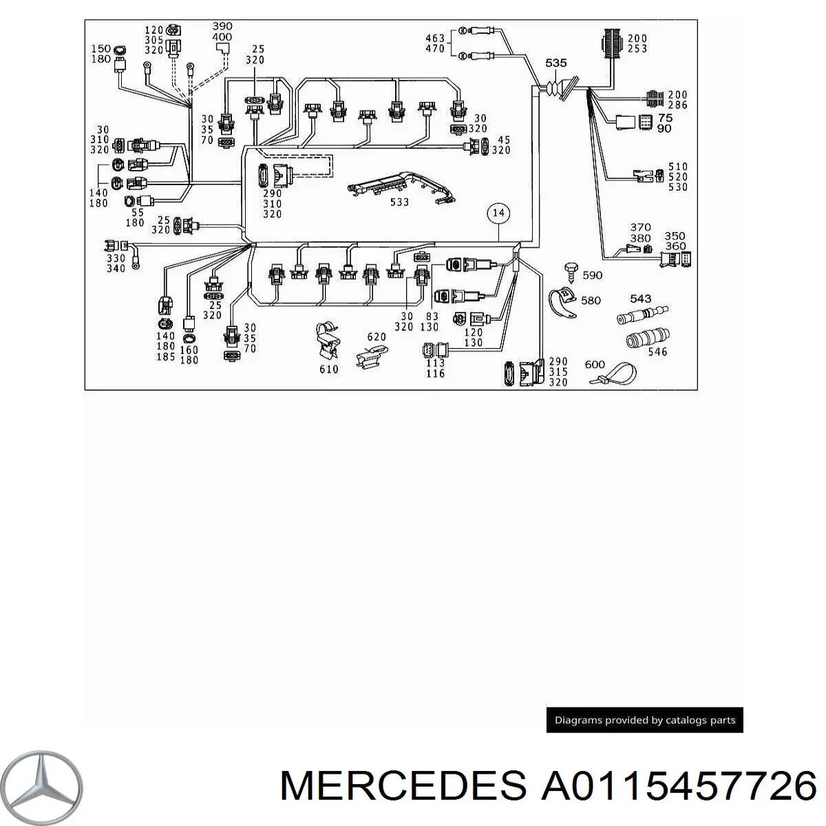  Mercedes A0005452839 preço, a partir de 0,52 USD