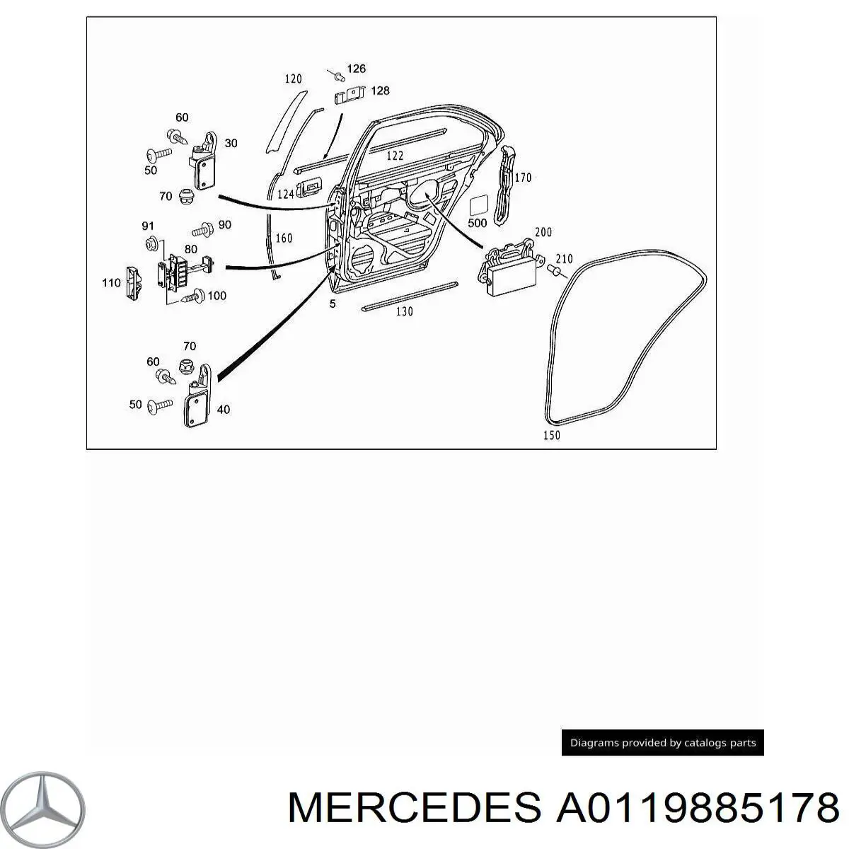  Mercedes A0119885178 preço, a partir de 9,10 USD