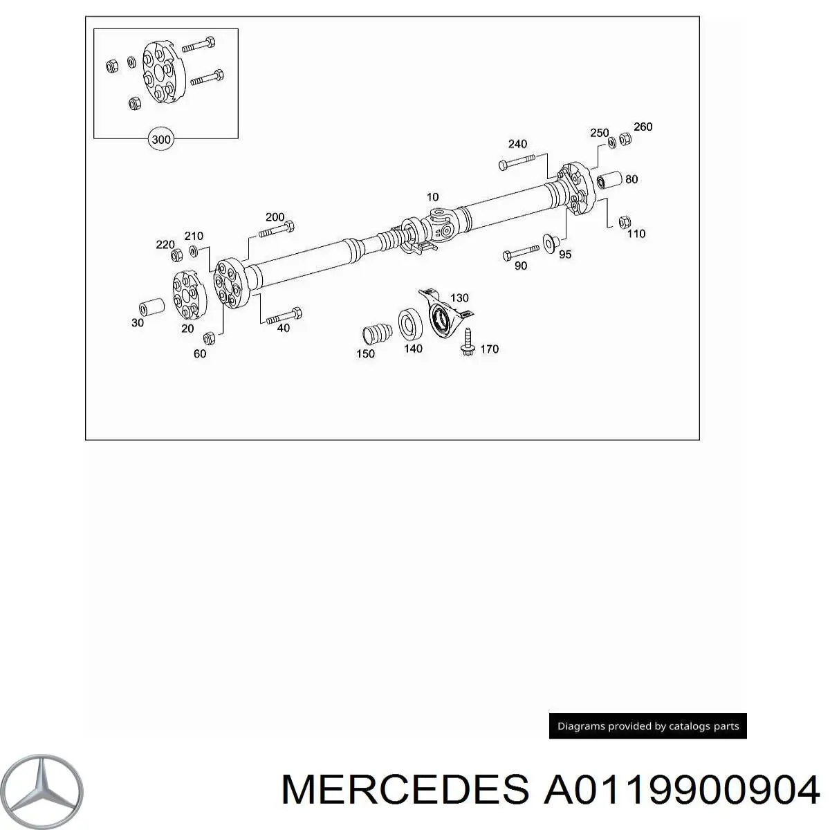  Mercedes A0119900904 preço, a partir de 14,88 USD