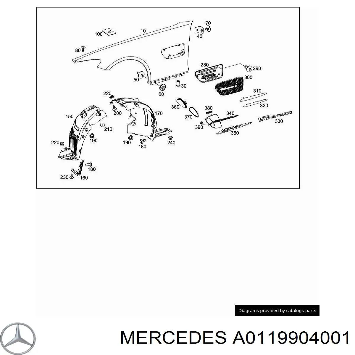 Compre A0119904001 Mercedes 