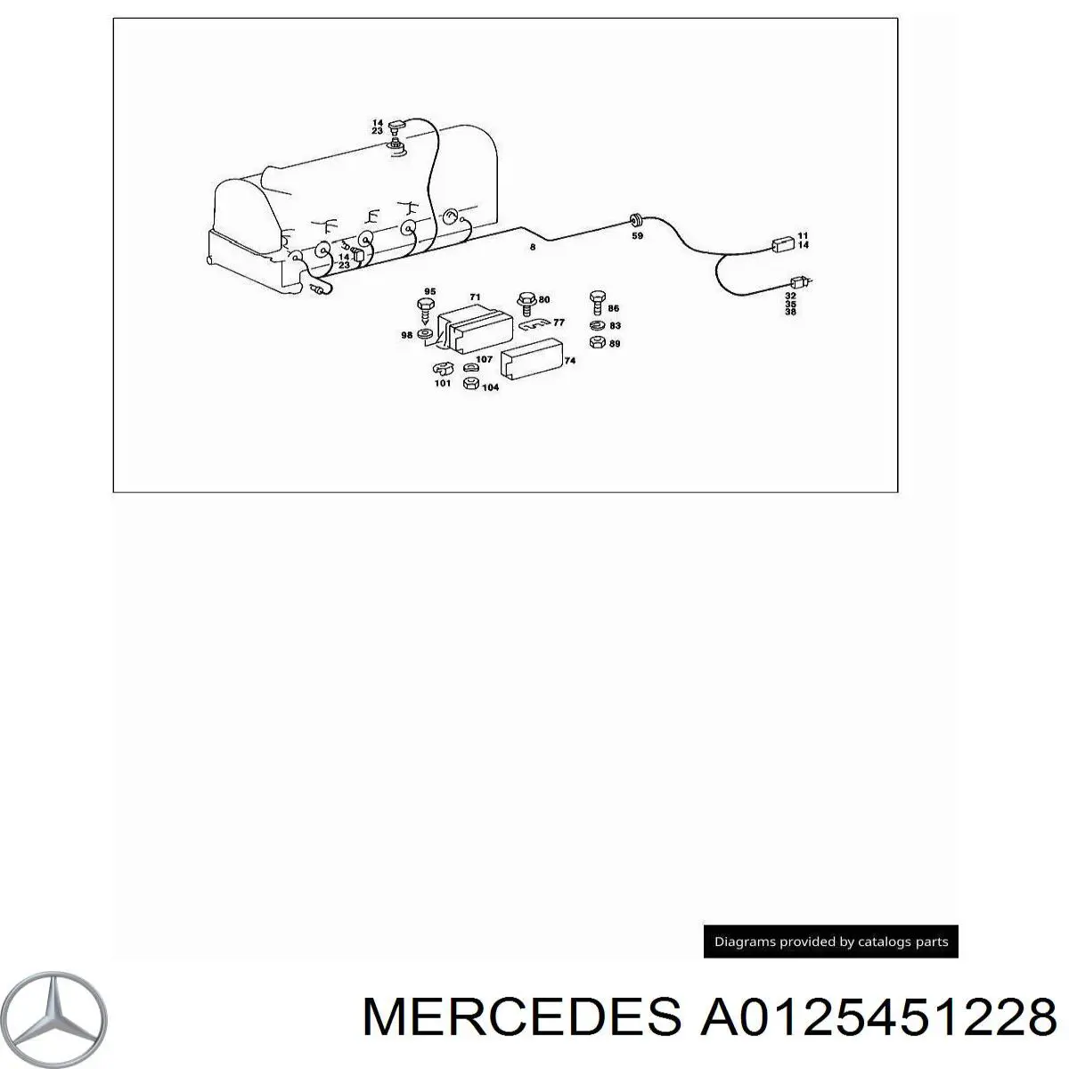 A0125451228 Mercedes 