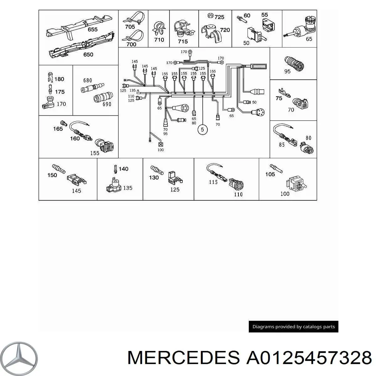 A0125457328 Mercedes 