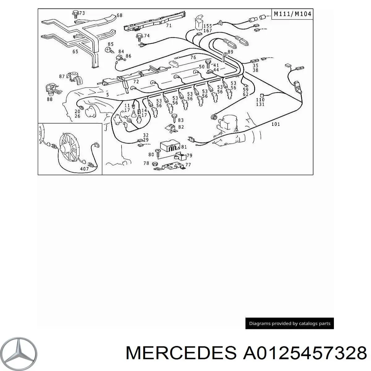 Compre A0125457328 Mercedes 