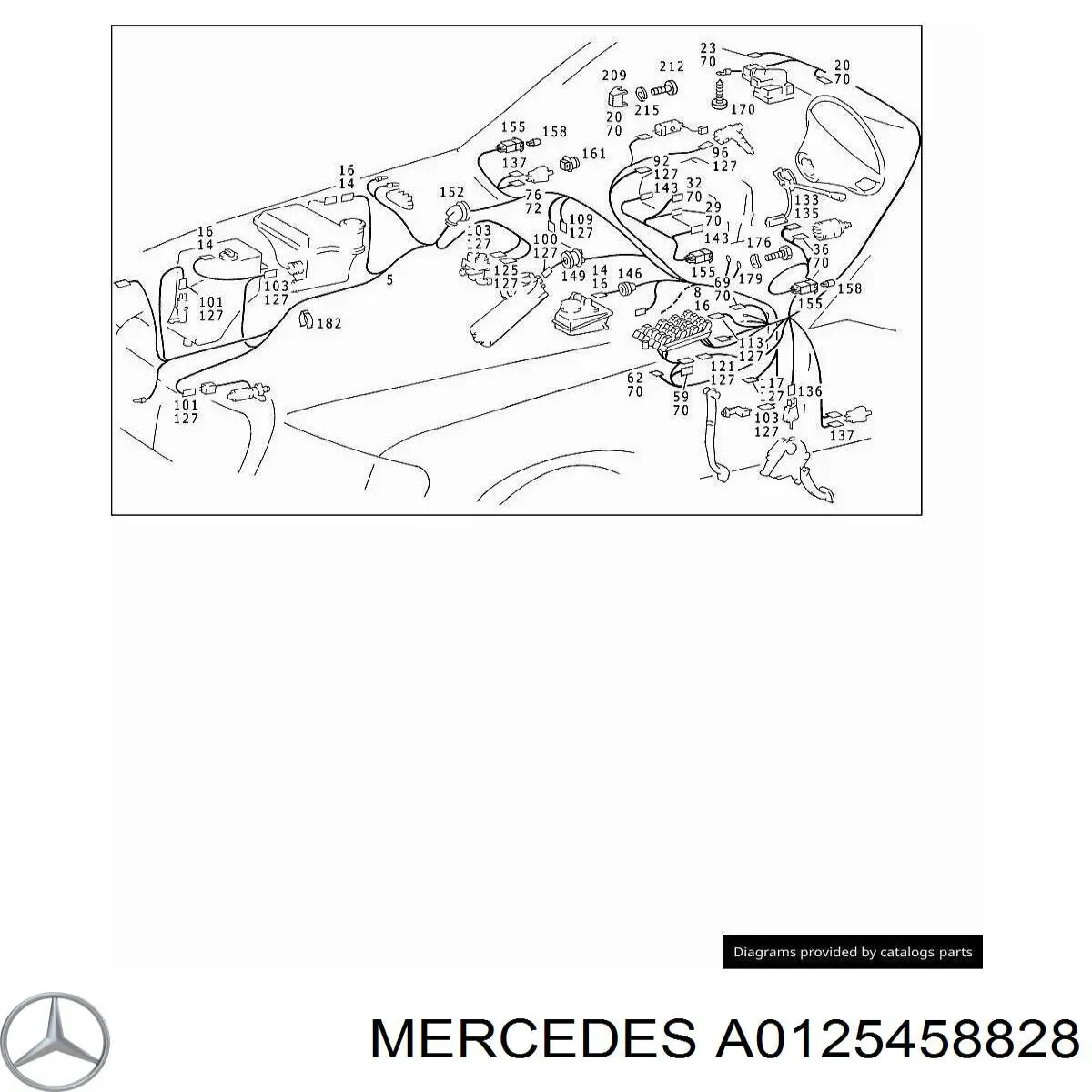 A0125458828 Mercedes 