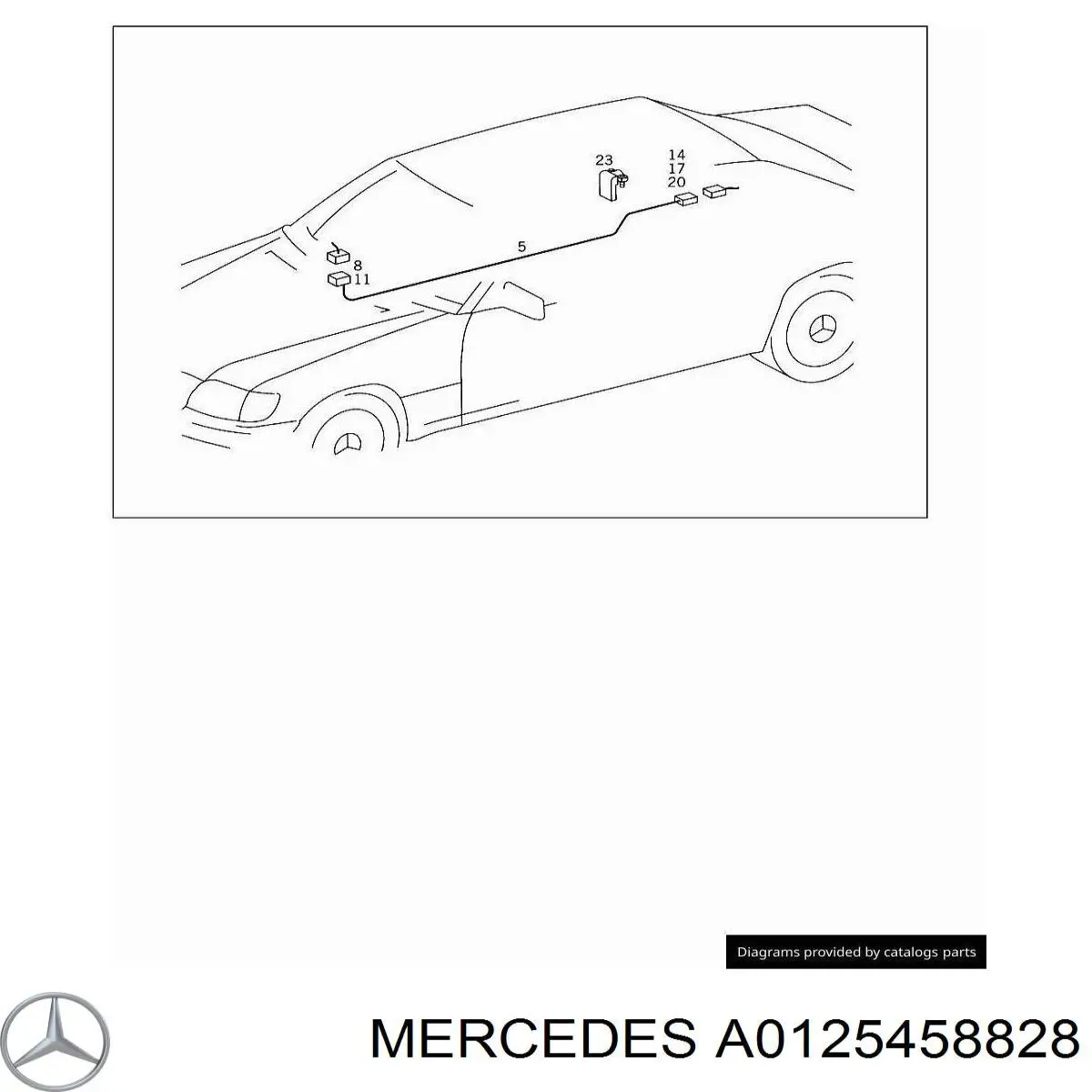  Mercedes A0125458828 preço, a partir de 7,85 USD