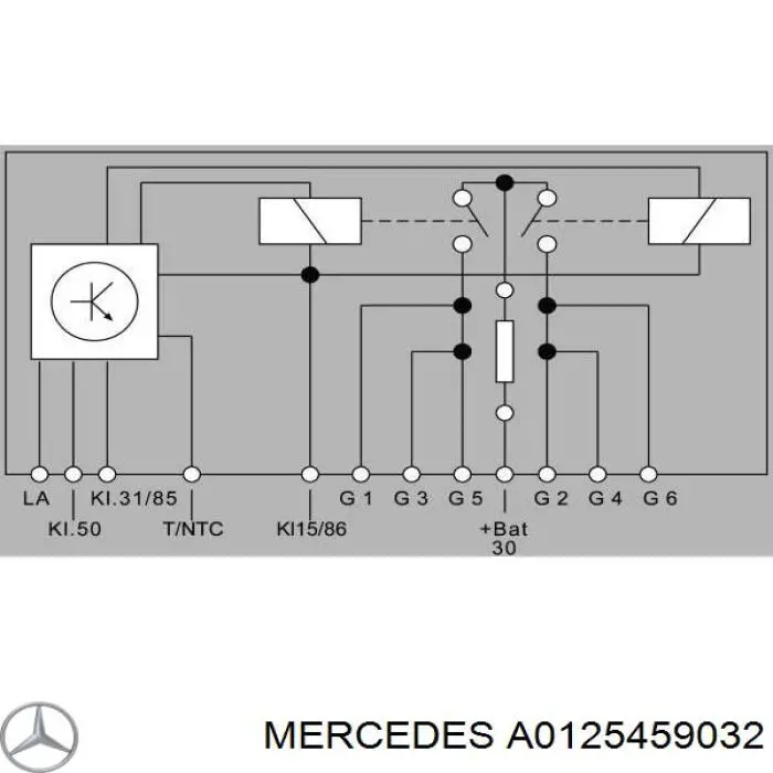 Compre A0125459032 Mercedes Relê das velas de incandescência