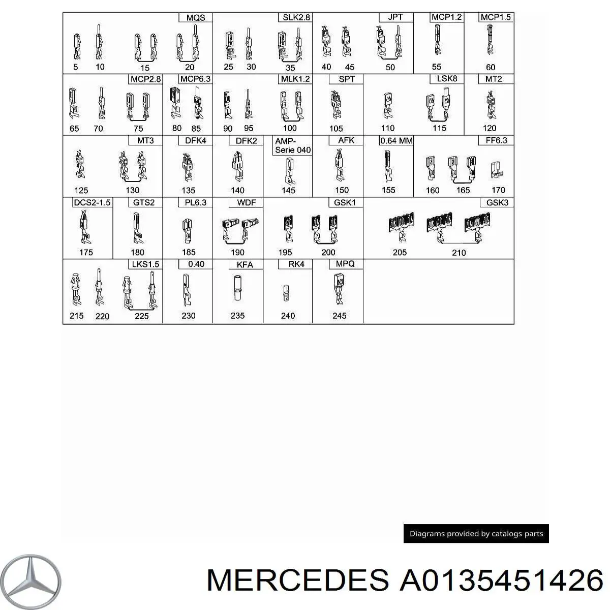  Mercedes A0135451426 preço, a partir de 7,16 USD