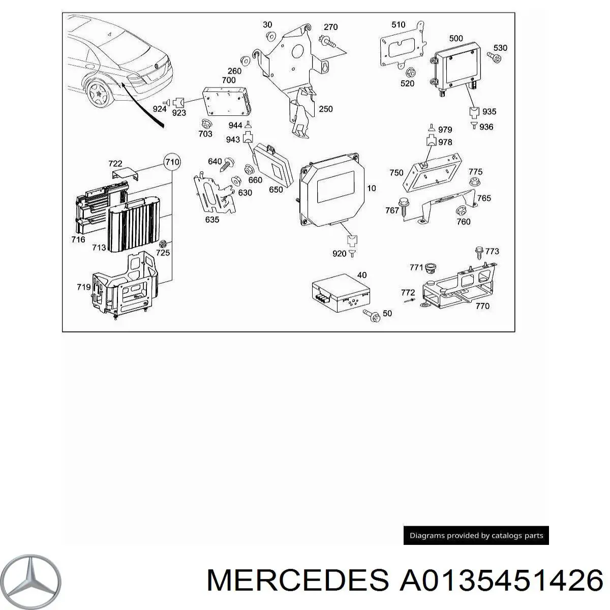 A0135451426 Mercedes 