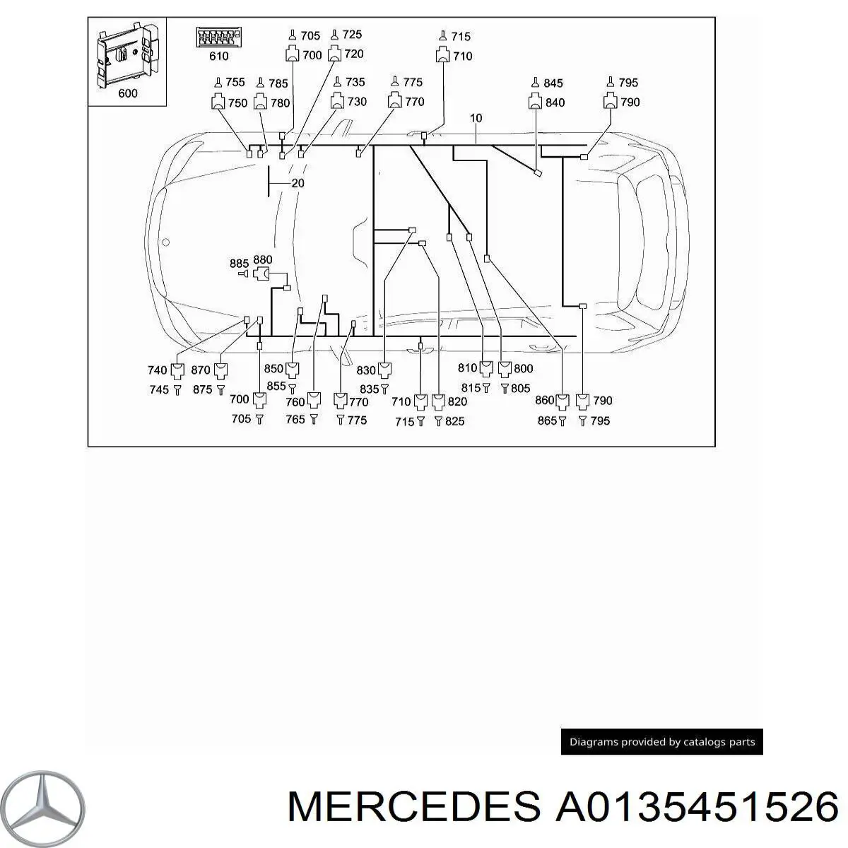 Compre A0135451526 Mercedes 