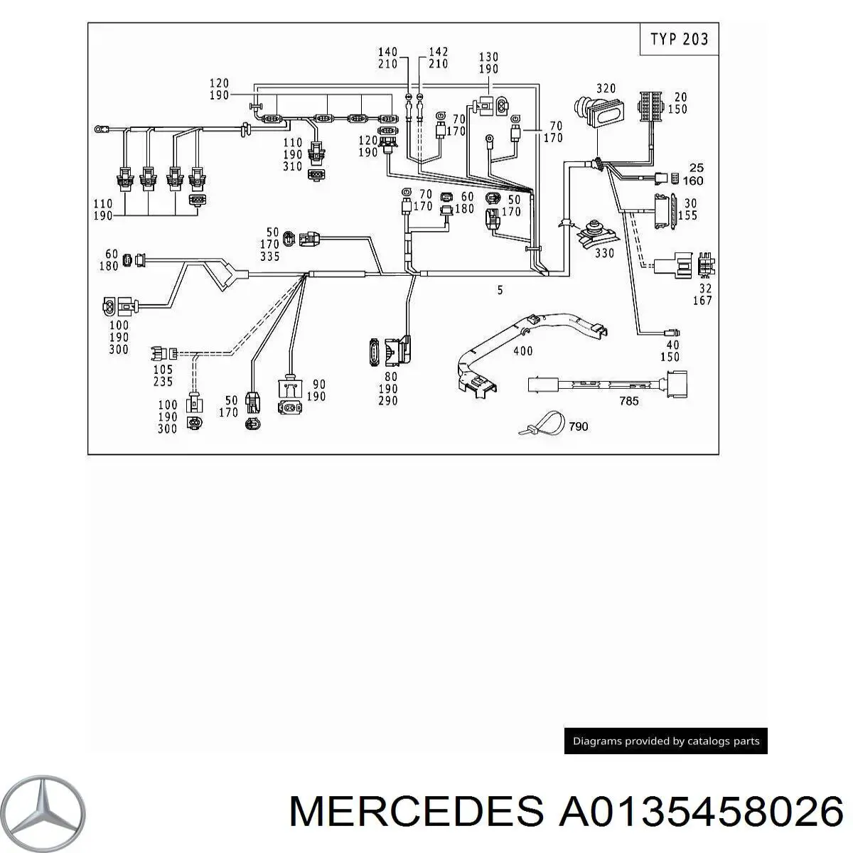 A0135458026 Mercedes 