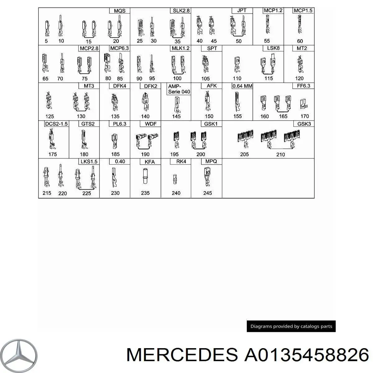 A0135458826 Mercedes 
