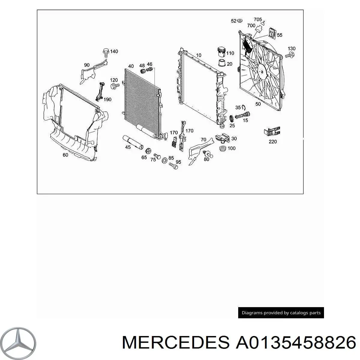  Mercedes A0135458826 preço, a partir de 7,54 USD