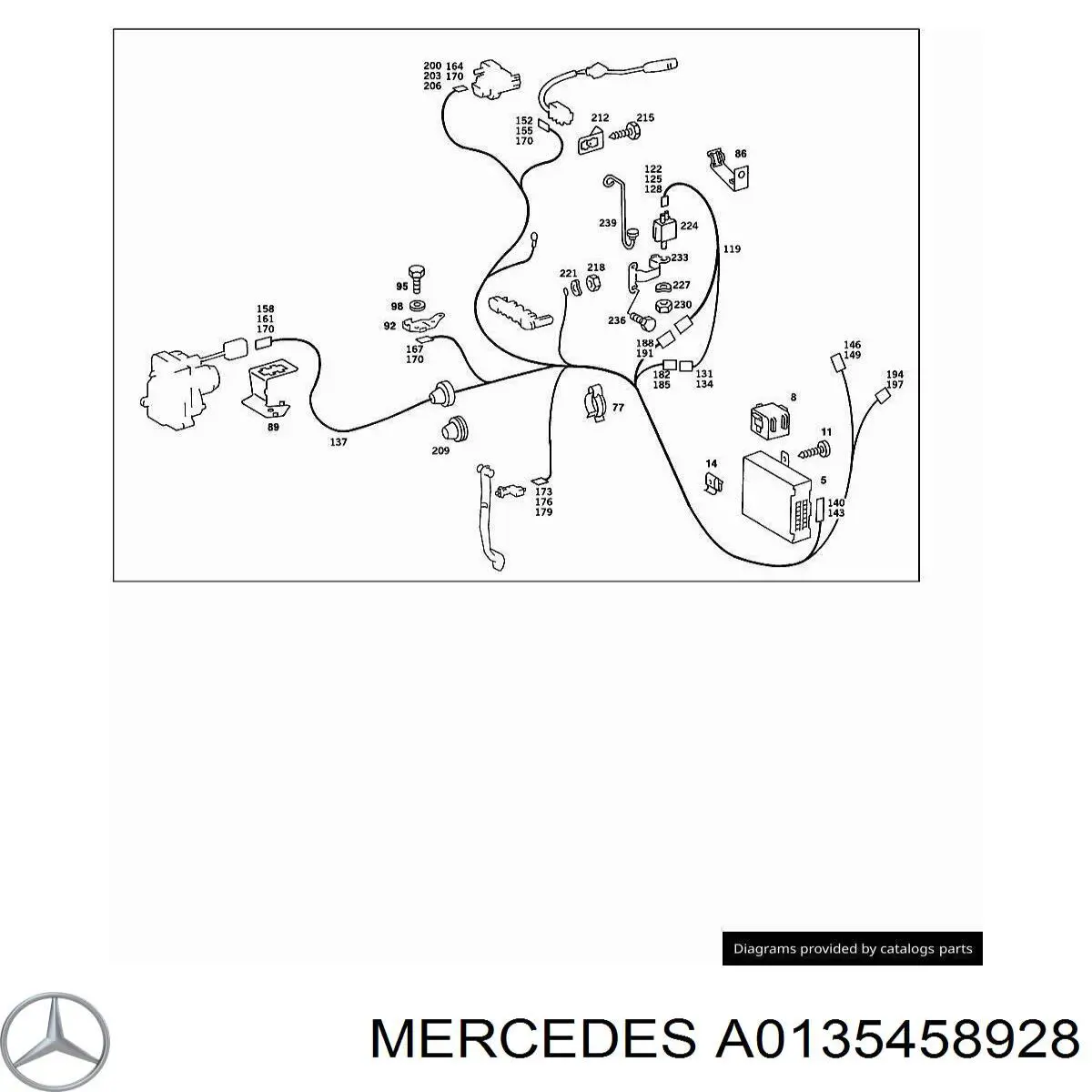 A0135458928 Mercedes 