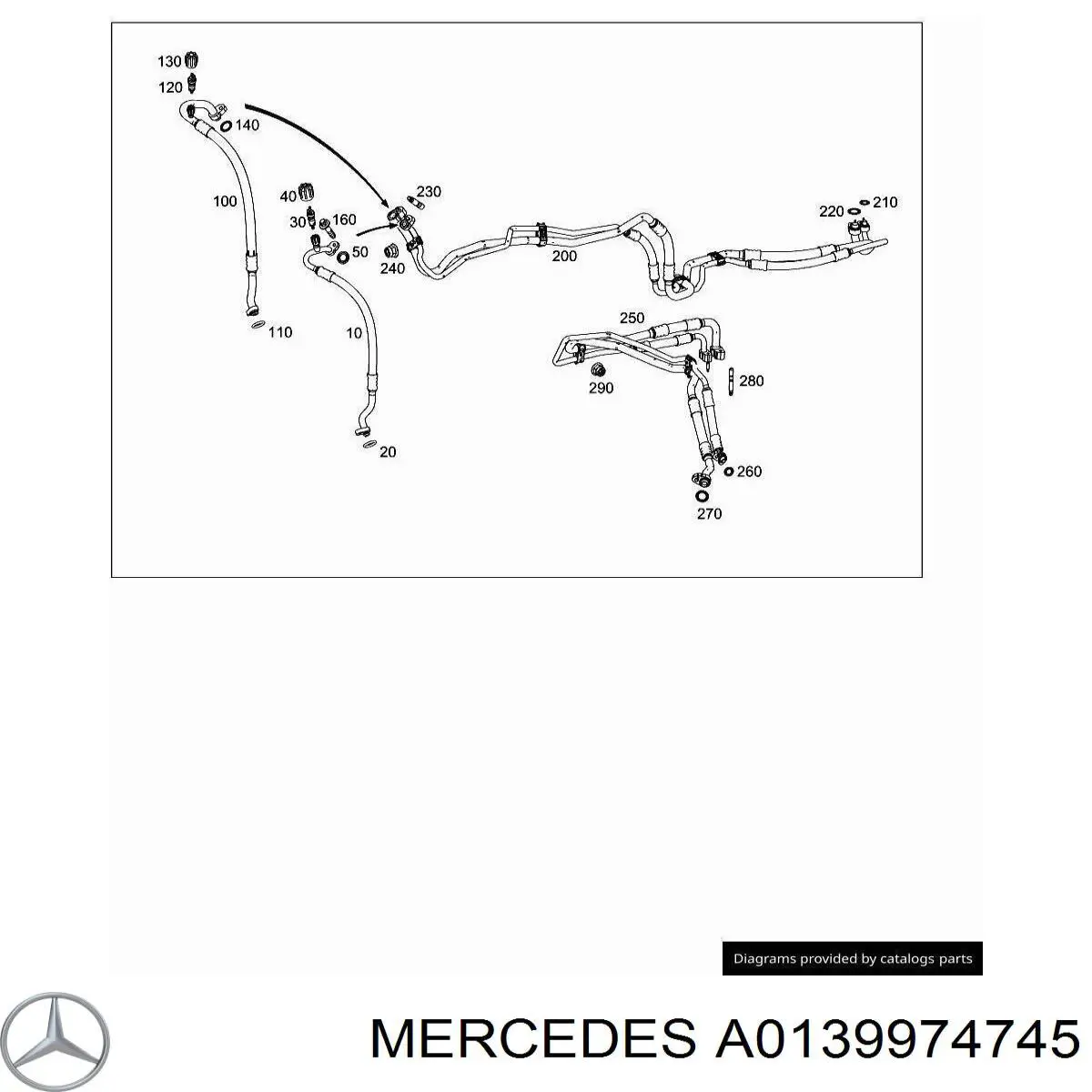  Mercedes A0139974745 preço, a partir de 13,82 USD