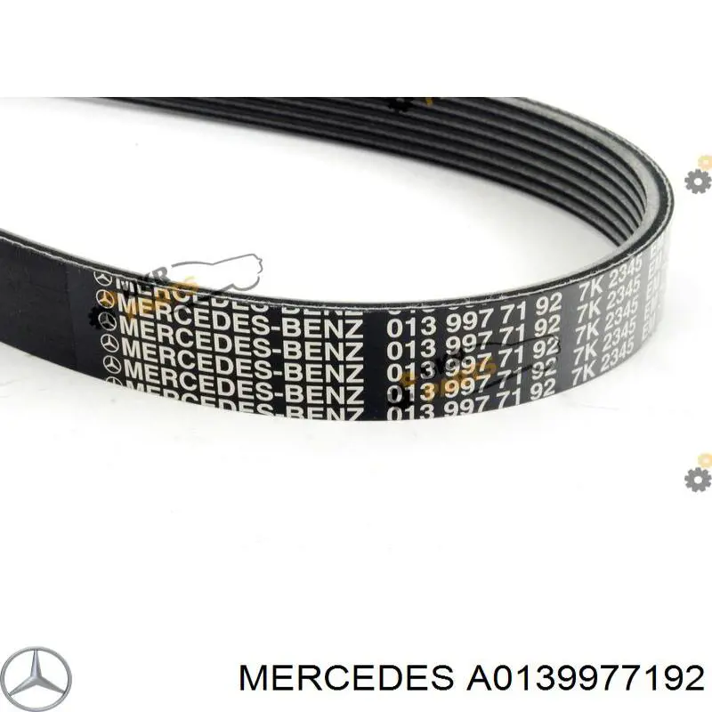 A0139977192 Mercedes Correia dos conjuntos de transmissão