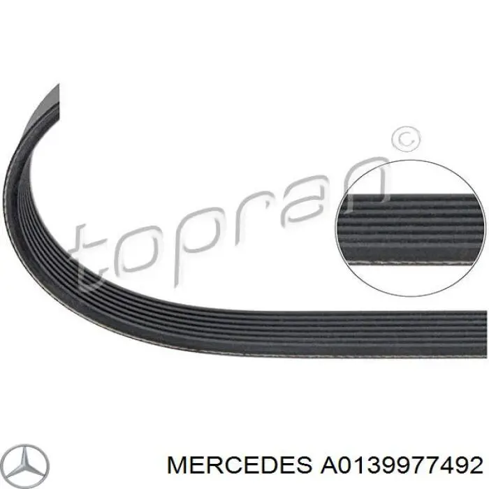 Correia dos conjuntos de transmissão Mercedes A0139977492 preço, a partir de 23,19 USD