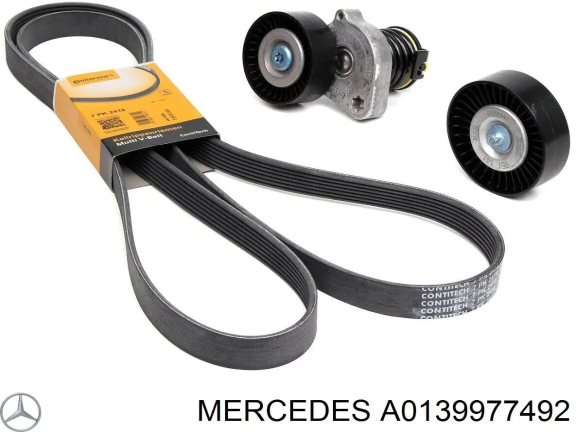 A0139977492 Mercedes Correia dos conjuntos de transmissão