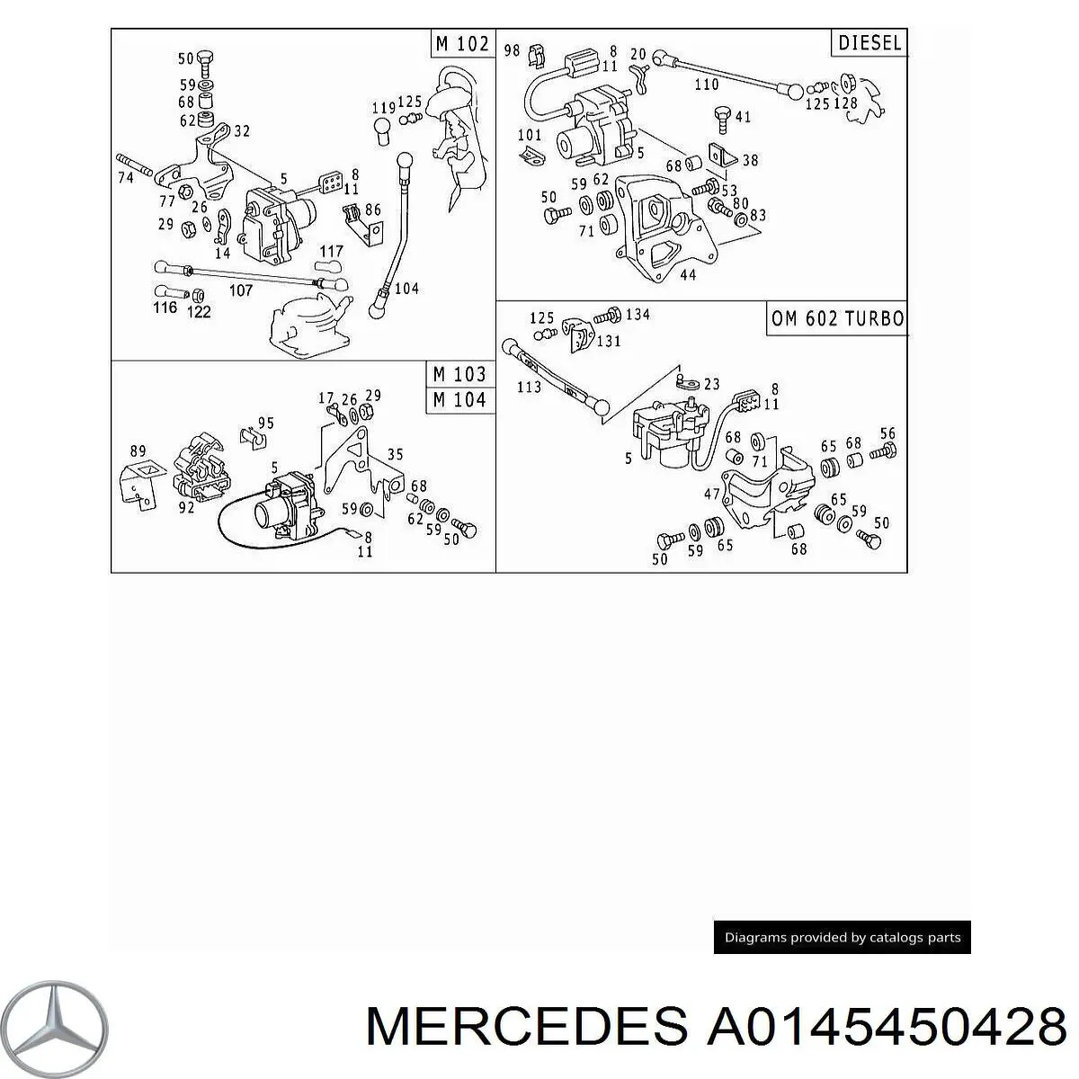 A0145450428 Mercedes 