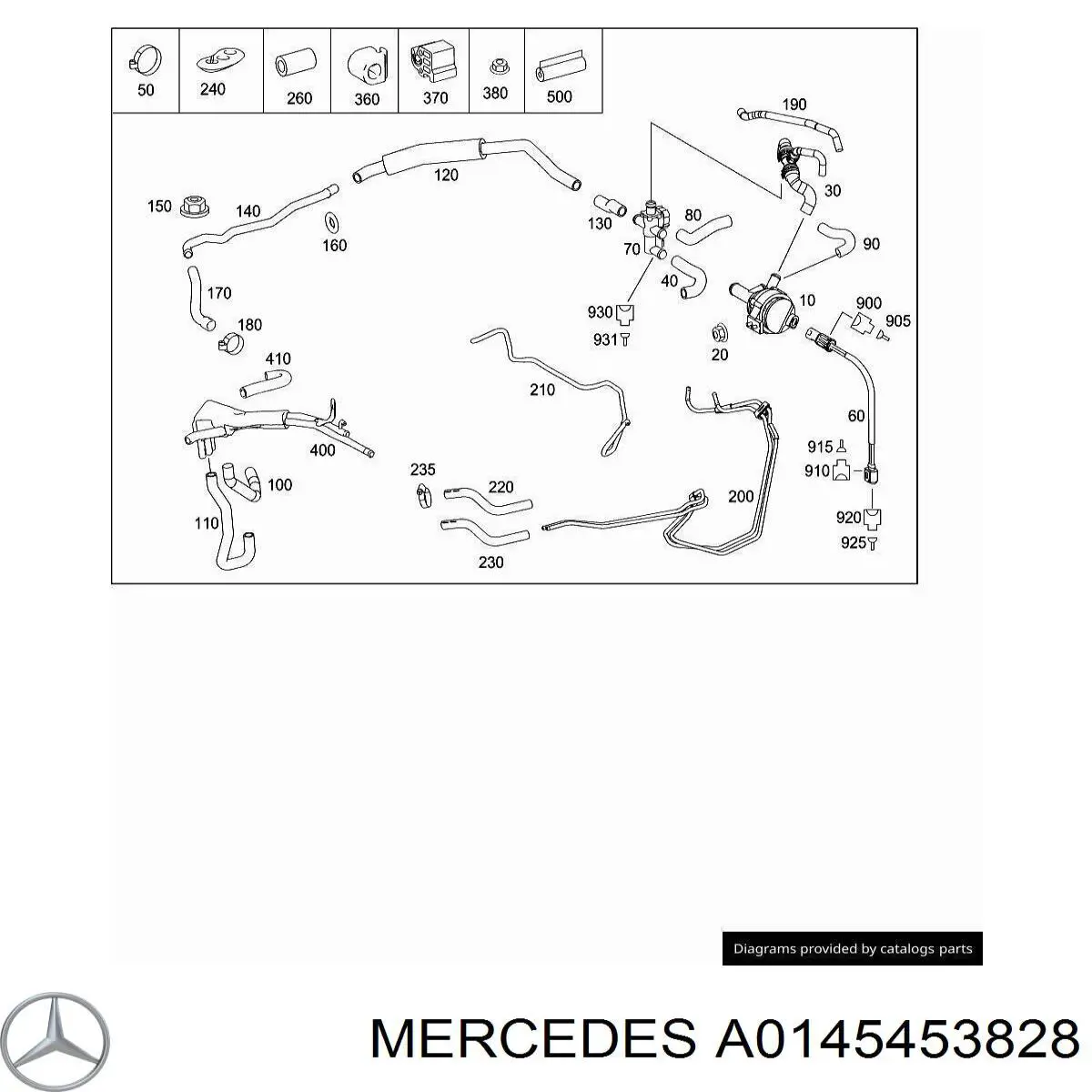 A0145453828 Mercedes 
