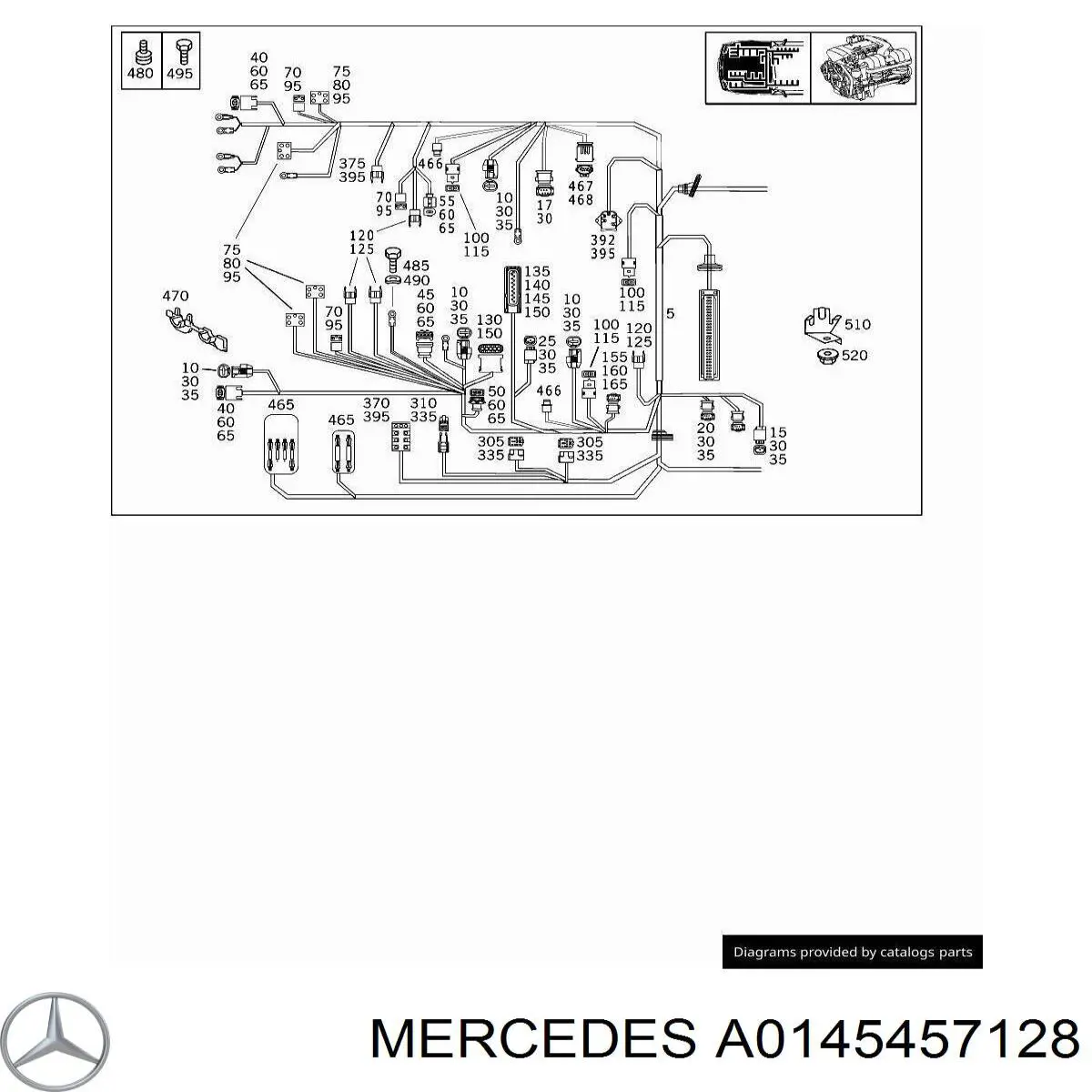  Mercedes A0145457128 preço, a partir de 92,93 USD
