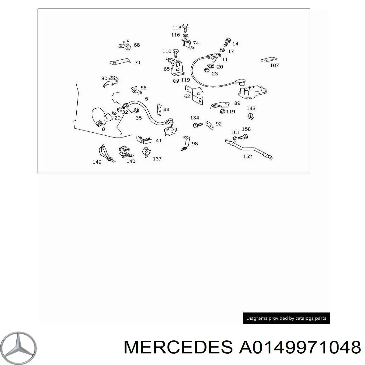 A0149971048 Mercedes 