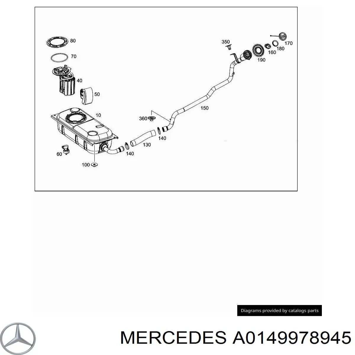 Compactador da bomba de combustível Mercedes A0149978945 preço, a partir de 21,79 USD