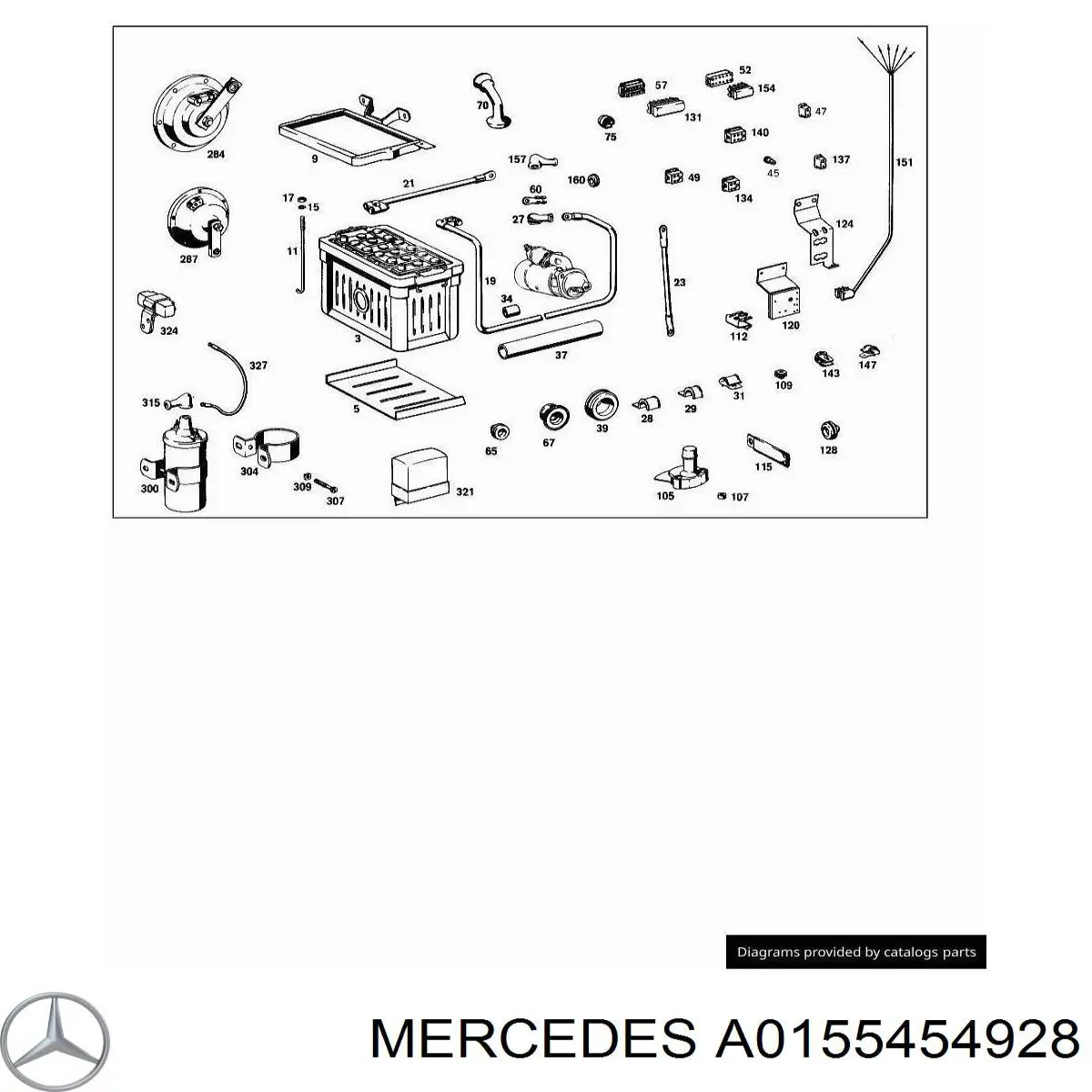 A0155454928 Mercedes 