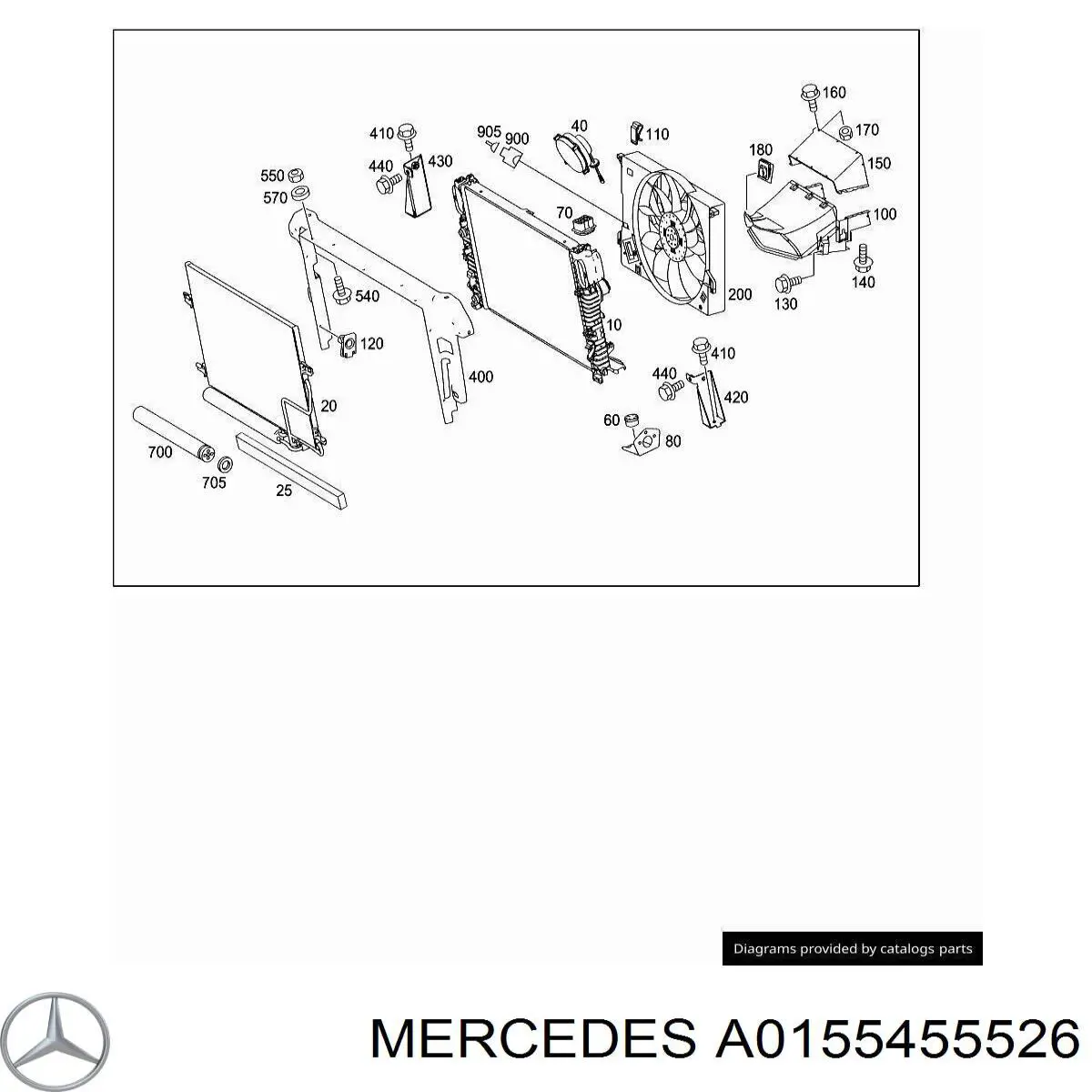 A0155455526 Mercedes 