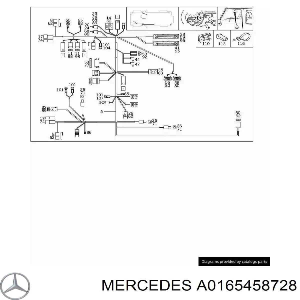  Mercedes A0165458728 preço, a partir de 22,22 USD