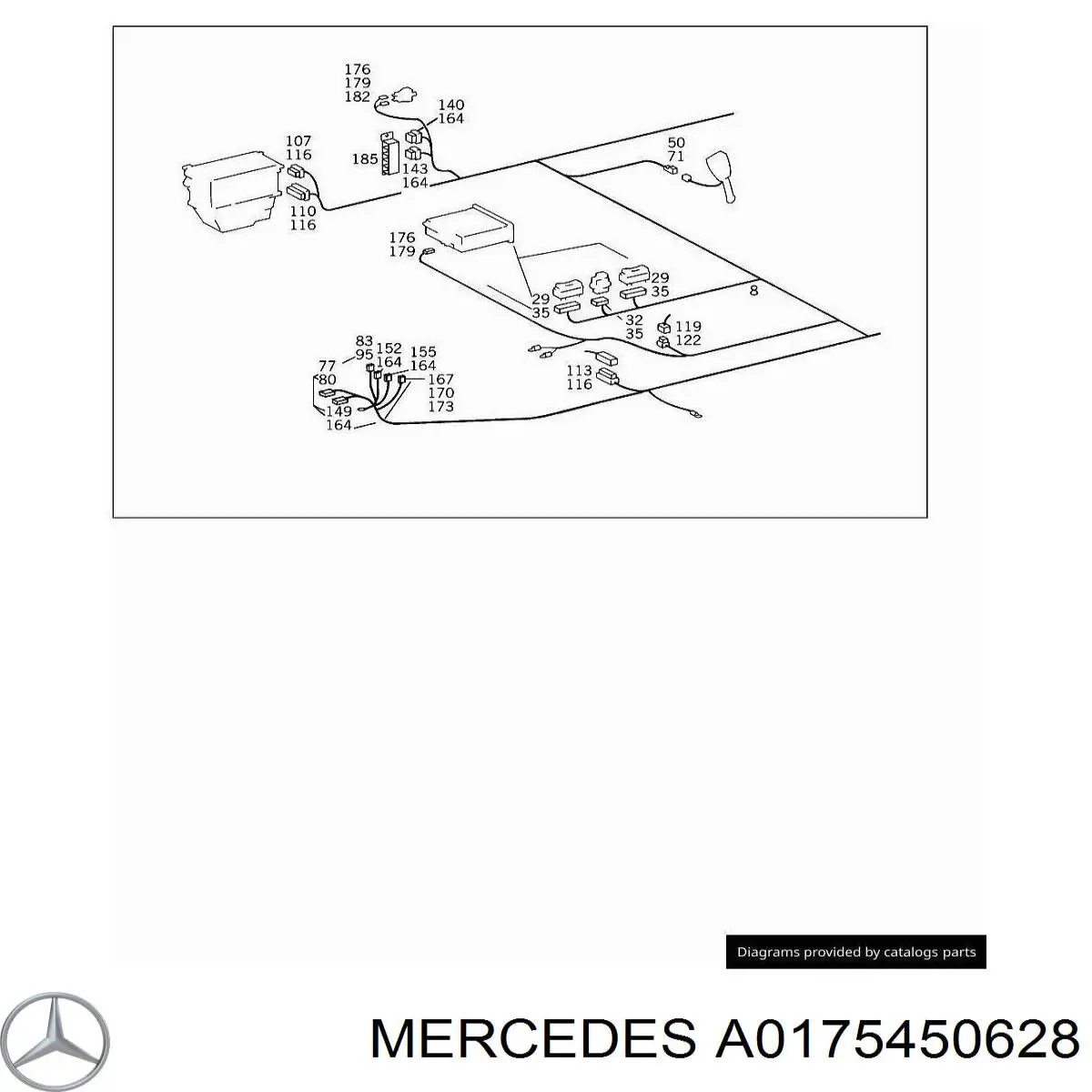  Mercedes A0175450628 preço, a partir de 21,84 USD