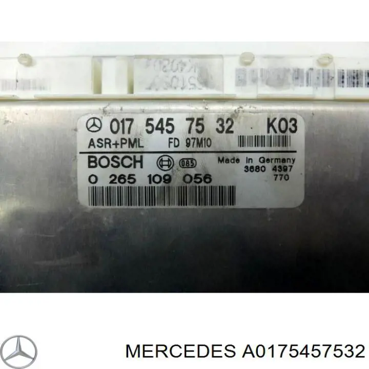 Compre A0175457532 Mercedes Módulo de direção (Centralina eletrônica) ASR