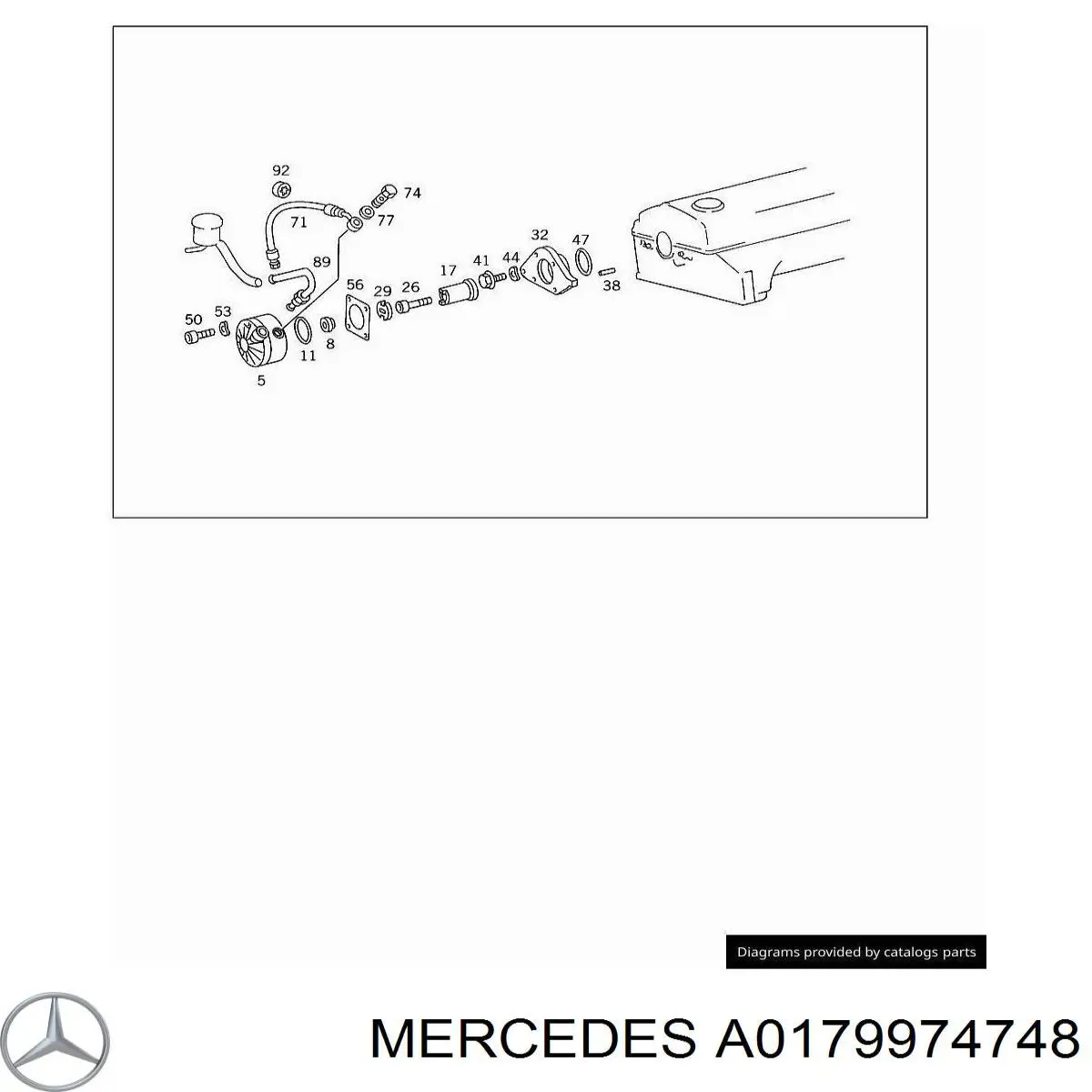 Vedante da tampa de válvulas de motor, anel Mercedes A0179974748 preço, a partir de 3,26 USD