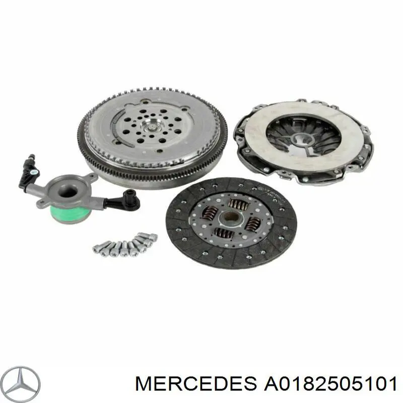 Compre A0182505101 Mercedes Kit de embraiagem (3 peças)